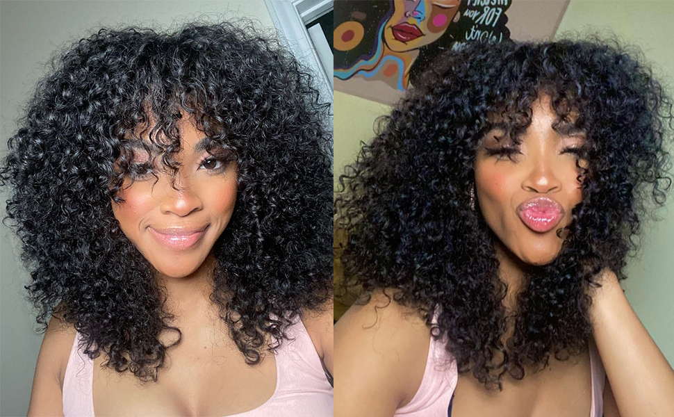 Curly Human Hair Wig