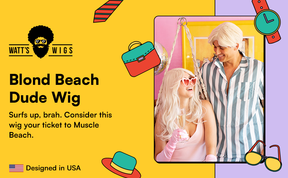 Watt's Wig Ken Blond