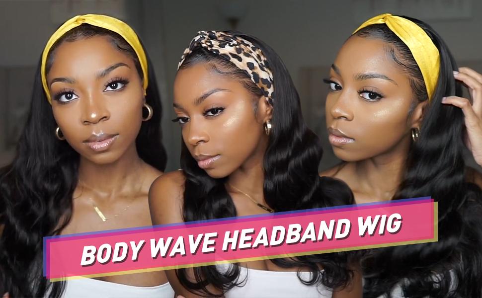 Body Wave Headband Wig