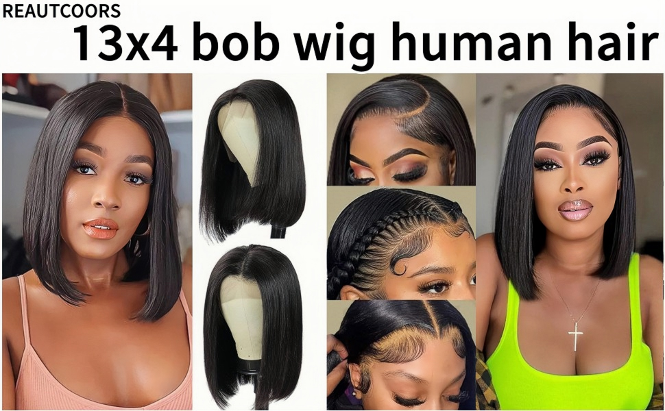 bob wig human hair bob  lace front wigs human hair bob wigs for black women