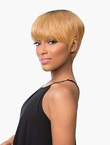 Wig store-Straight-Sensationnel Empire human hair wig – robyn celebrity inspired collections pre-styled salon cut hair (T1B/27)