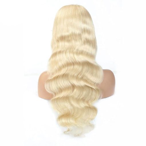 Wig store-Wavy-613 Body Wave Lace Closure Wigs Human Hair 4x4 Lace Front Wigs Blonde Wig with Baby Hair Glueless Lace Closure Wig for Women Brazilian Human Hair Wig 26 Inch - Image 2