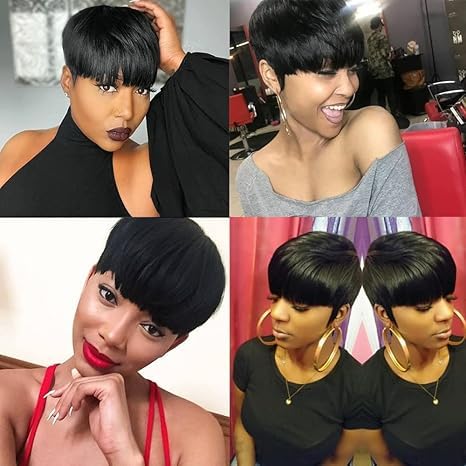 Wig store-Wavy-FCHW Short Pixie Cut Hair Wig Short Hairstyles Synthetic Wigs For Women Popular Fashion Wigs Heat Resistant Hairpieces Women’s Wig 3 Wig store-Wavy-FCHW Short Pixie Cut Hair Wig Short Hairstyles Synthetic Wigs For Women Popular Fashion Wigs Heat Resistant Hairpieces Women's Wig - Image 3