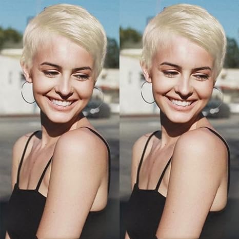 Wig store-Straight-Rebecca Fashion 613 Blonde Short Pixie Cut Lace Front Wigs Human Hair Side Part Wigs For Black Women Wig store-Straight-Rebecca Fashion 613 Blonde Short Pixie Cut Lace Front Wigs Human Hair Side Part Wigs For Black Women