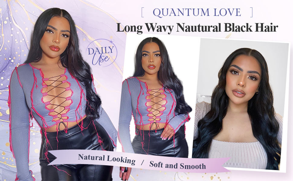 Quantum Love Long Wavy Wigs