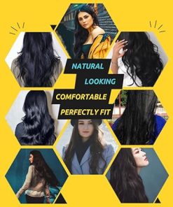 Wig store-Long Hair-Onpep Black Long Wavy Curly Hair Wig Charming Natural Looking Heat Resistant Synthetic Wigs for Women 2
