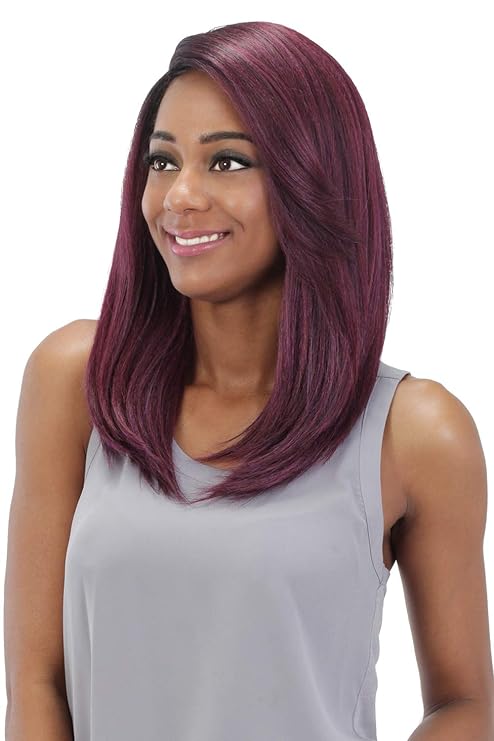 Wig store-Straight-Vivica A Fox Hair Collection Athena Pure Stretch Cap Wig- FS1B/30 2 Wig store-Straight-Vivica A Fox Hair Collection Athena Pure Stretch Cap Wig- FS1B/30 - Image 2