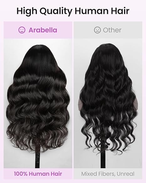 Wig store-Long Hair-Arabella 5×6 Ready to Go Glueless Wigs Human Hair 210% Density Glueless Wigs Human Hair 12a Pre Cut Lace Front Wig Human Hair 100% Pre Bleached Plucked Body Wave Wig(24inch- 5X6 Body Wave) 3 Wig store-Long Hair-Arabella 5x6 Ready to Go Glueless Wigs Human Hair 210% Density Glueless Wigs Human Hair 12a Pre Cut Lace Front Wig Human Hair 100% Pre Bleached Plucked Body Wave Wig(24inch- 5X6 Body Wave) - Image 3