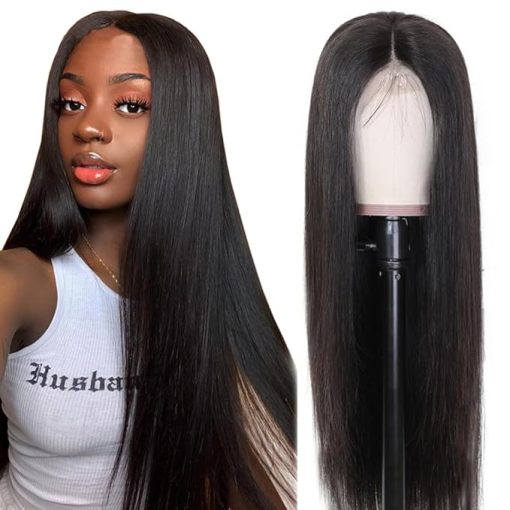 Wig store-Straight-Small Cap Wigs 21 inch Cap Size Straight 13×4 Lace Front Wigs 150% density Pre Plucked with Baby Hair 18 inch