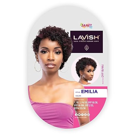 Wig store-Straight-Janet Collection Lavish 100% Virgin Human Hair Wig – EMILIA (DYF4/33/30) 3 Wig store-Straight-Janet Collection Lavish 100% Virgin Human Hair Wig - EMILIA (DYF4/33/30) - Image 3