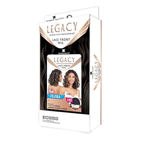 Wig store-Wavy-Shake-N-Go Human Hair Blend HD Lace Front Wig Legacy Flora (1B_Natural (off) Black) 2 Wig store-Wavy-Shake-N-Go Human Hair Blend HD Lace Front Wig Legacy Flora (1B_Natural (off) Black) - Image 2