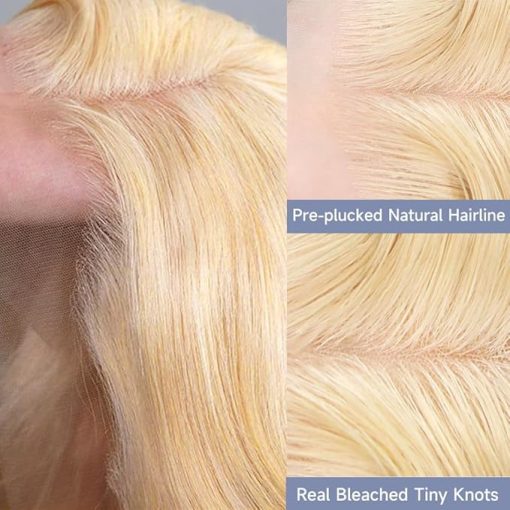 Wig store-Straight-613 13x6 Lace Front Wig Human Hair 210 Density Blonde Wig Human Hair 30 Inch Body Wave Lace Front Wigs Human Hair Pre Plucked 613 HD Lace Frontal Wig Human Hair 613 Human Hair Wig - Image 2