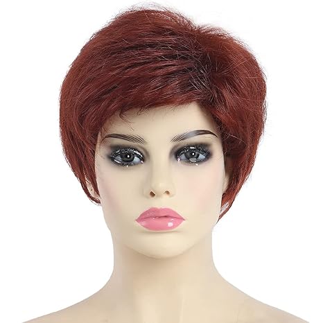 Wig store-Normal-SYXLCYGG Short Wig Old Lady Wigs Auburn Wig Ladies Wavy Synthetic Older Womens Hair Wigs Fluffy Full But Very Thin Only 2.7 OZ Free Wig Cap 2 Wig store-Normal-SYXLCYGG Short Wig Old Lady Wigs Auburn Wig Ladies Wavy Synthetic Older Womens Hair Wigs Fluffy Full But Very Thin Only 2.7 OZ Free Wig Cap - Image 2