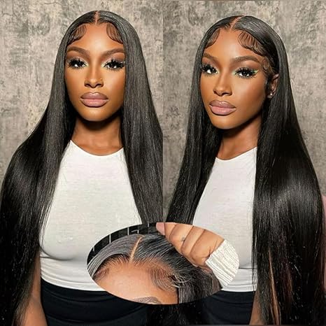 Wig store-Straight-4×4 Lace Closure Wigs Human Hair Straight Lace Front Wigs Human Hair Pre Plucked with Baby Hair Glueless Long Human Hair Wigs for Black Women 150% Density 30 inch Straight Wig Human Hair 2 Wig store-Straight-4x4 Lace Closure Wigs Human Hair Straight Lace Front Wigs Human Hair Pre Plucked with Baby Hair Glueless Long Human Hair Wigs for Black Women 150% Density 30 inch Straight Wig Human Hair - Image 2