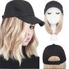 Wig store-Thick-REECHO Purple Wigs for Cosplay – 14″ Short Wavy Bob Wig Synthetic Hair Replacement Wig for Women Halloween Cosplay Costume Daily Party 5