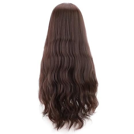 Wig store-Thick-STYLER Long Brown Synthetic Wig with Bangs – Natural Long Wavy Cosplay Wigs for Women Halloween Christmas 30″ (Brown) 3 Wig store-Thick-STYLER Long Brown Synthetic Wig with Bangs - Natural Long Wavy Cosplay Wigs for Women Halloween Christmas 30" (Brown) - Image 3