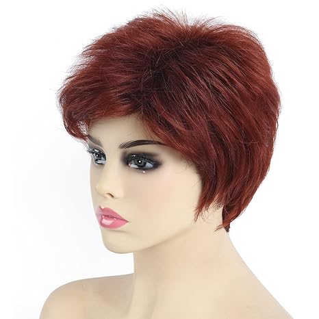 Wig store-Normal-SYXLCYGG Short Wig Old Lady Wigs Auburn Wig Ladies Wavy Synthetic Older Womens Hair Wigs Fluffy Full But Very Thin Only 2.7 OZ Free Wig Cap 3 Wig store-Normal-SYXLCYGG Short Wig Old Lady Wigs Auburn Wig Ladies Wavy Synthetic Older Womens Hair Wigs Fluffy Full But Very Thin Only 2.7 OZ Free Wig Cap - Image 3