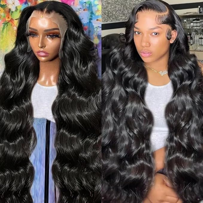 Wig store-Thick-28 Inch Body Wave HD Lace Front Wigs Human Hair Pre Plucked 180% Density 13×4 Lace Frontal Wigs Natural Hairline Glueless Brazilian Virgin Human Hair Wig for Women Wig store-Thick-28 Inch Body Wave HD Lace Front Wigs Human Hair Pre Plucked 180% Density 13x4 Lace Frontal Wigs Natural Hairline Glueless Brazilian Virgin Human Hair Wig for Women