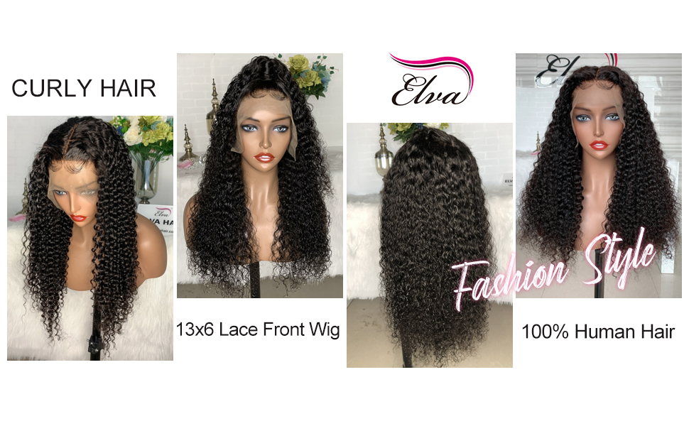 elva 13x6 lace front wig human hair wigs lace front wig hd lace frontal wigs curly human hair wigs