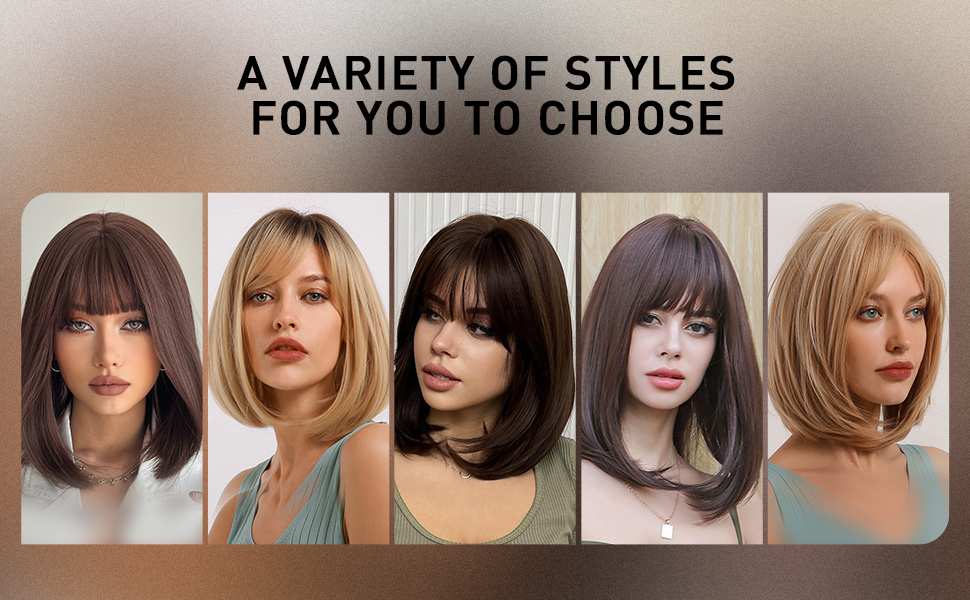 Synthetic Wig for White Women and Black