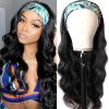 Wig store-Wavy-YEAME Short Wavy Brown Bob Wig with Bangs- Realistic Colorful Fun Shoulder Medium Length Brown Wigs for Women 5