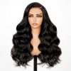 Wig store-Wavy-FLYBAO 20inch Glueless Wigs Human Hair Pre Plucked Pre Cut 230% Density Closure Wigs Human Hair 5×6 Body Wave HD Lace Front Wigs Human Hair 12A Lace Frontal Wig Bleached Knots Natural Hairline