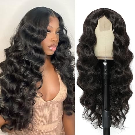 Wig store-Body Wave lace front wig synthetic-Body Wave Lace Front Wig Synthetic Wavy Wigs for Black Women 24 inch Long Wavy Black Wig Synthetic Hair Wigs Natural Color-6# Wig store-Body Wave lace front wig synthetic-Body Wave Lace Front Wig Synthetic Wavy Wigs for Black Women 24 inch Long Wavy Black Wig Synthetic Hair Wigs Natural Color-6#