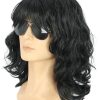 Wig store-Straight-Fencca Short Pixie Cut Bob Wigs for Black Women Ombre Burgundy Red Wig with Bangs Side Part Layered Synthetic Burgundy Wig Natural Looking for Daily Party Use (red wine) 5