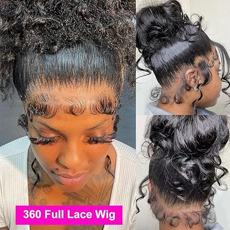 Wig store-Thick-26 Inch Invisi-Strap Hidden-Strap Transparent-Strap Snug Fit Body Wave 360 Lace Front Wigs Human Hair Wigs for Black Women 180% Density 360 HD Full Lace Wig Human Hair Pre Plucked Pre Bleached 3 Wig store-Thick-26 Inch Invisi-Strap Hidden-Strap Transparent-Strap Snug Fit Body Wave 360 Lace Front Wigs Human Hair Wigs for Black Women 180% Density 360 HD Full Lace Wig Human Hair Pre Plucked Pre Bleached - Image 3
