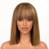 Wig store-Wavy-Ash Blonde Brown Wigs Highlight Rainbow Rose Pink Blue 13×4 Synthetic Fiber Lace Front Wig Loose Wave 20Inch Pre Plucked Hairline for Women 4