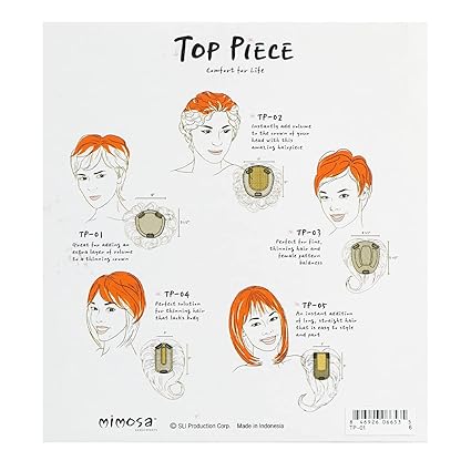 Wig store-Thinning Hair-It’s a Wig Mimosa Closure Top Piece Hair Topper TP-04 (3/4H) 3 Wig store-Thinning Hair-It's a Wig Mimosa Closure Top Piece Hair Topper TP-04 (3/4H) - Image 3