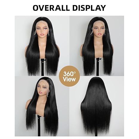 Wig store-Straight-Straight Lace Front Wigs Human Hair 220% Density 15A Grade Real Full Lace Wigs 13×4 Hd Lace Front Wigs Human Hair 20 Inch Straight Wigs Human Hair Pre Plucked With Baby Hair Natural Hairline 2 Wig store-Straight-Straight Lace Front Wigs Human Hair 220% Density 15A Grade Real Full Lace Wigs 13x4 Hd Lace Front Wigs Human Hair 20 Inch Straight Wigs Human Hair Pre Plucked With Baby Hair Natural Hairline - Image 2