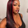 Wig store-Wavy-Deep Wave Lace High Emulation Human Front Wigs 13×6 180% Density 30 Inch HD Lace Deep Wave Frontal Pre Glueless Human Fronts Wigs for Black Women Baby Hair Curly Lace Front Wig 4