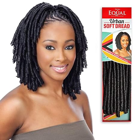 Wig store-Be-MULTI PACK DEALS! FreeTress Equal Synthetic Hair Braids Urban Soft Dread (4-PACK- 1B) 2 Wig store-Be-MULTI PACK DEALS! FreeTress Equal Synthetic Hair Braids Urban Soft Dread (4-PACK- 1B) - Image 2