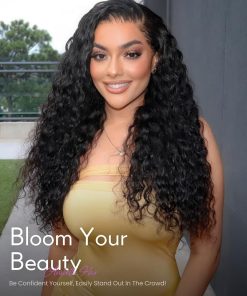 Wig store-Normal-Arabella 6×5 Ready to Go Glueless Wigs Human Hair 230% Density Lace Front Wigs Human Hair 100% Special Curl Wave Wigs Pre Cut Lace Pre Bleached Wig Human hair (16inch- 6×5 Special Curl Wave Wig) 2
