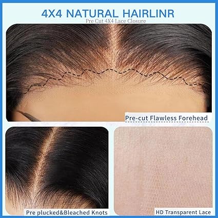 Wig store-Straight-Wear and Go Glueless Wigs Human Hair Pre Plukced Pre Cut Bob Wig Human Hair 4×4 Lace Closure Glueless Wigs for Black Women Straight Lace Front Wigs for Beginner Bob Wig (12Inch) 3 Wig store-Straight-Wear and Go Glueless Wigs Human Hair Pre Plukced Pre Cut Bob Wig Human Hair 4x4 Lace Closure Glueless Wigs for Black Women Straight Lace Front Wigs for Beginner Bob Wig (12Inch) - Image 3