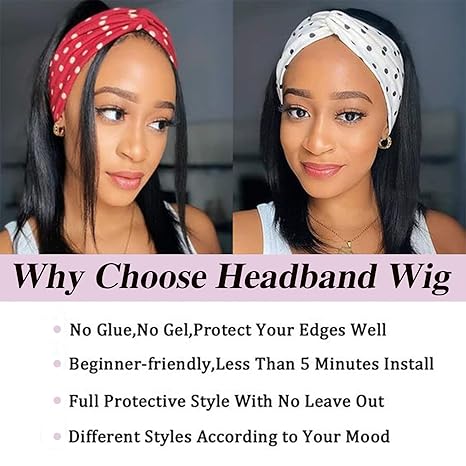 Wig store-Curly Straight Blend-P4/27 Highlight Headband Wig Human Hair Deep Wave 14 Inch Wavy Curly Straight Blend Wig for Black Women 150% Density Glueless Wig 3 Wig store-Curly Straight Blend-P4/27 Highlight Headband Wig Human Hair Deep Wave 14 Inch Wavy Curly Straight Blend Wig for Black Women 150% Density Glueless Wig - Image 3