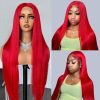 Wig store-Yaki Wavy-200 Density Yaki Wavy Wigs Brazilian Human Hair Scalp Top Full Machine Made Wig Yaki Wavy With Bangs Remy Human Hair For Women Natural Color 12 Inch 5