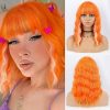 Wig store-Deep Wave Lace Frontal Wigs Human Hair-BOFFO 250% Density Deep Wave Lace Front Wigs Human Hair 360 Full Lace Deep Curly Wave Human Hair Glueless Wigs Human Hair Pre Plucked with Baby Hair 360 99J Burgundy Wet and Wavy Human Hair Wig 4