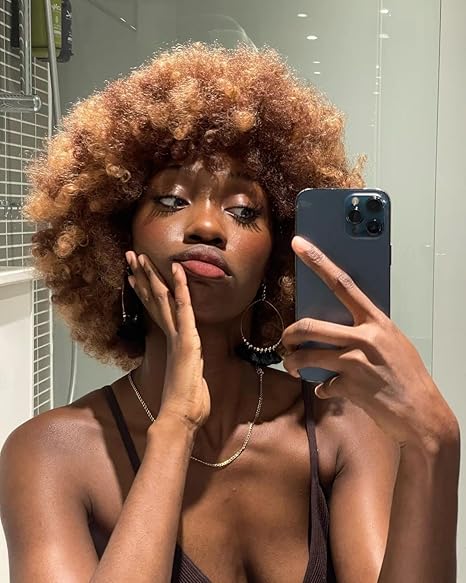 Wig store-Kinky-ANNISOUL Afro Wigs for Black Women Short Curly Afro Kinky Wig 70s Bouncy Huge Fluffy Puff Wigs Premium Synthetic for Cosplay and Daily 2 Wig store-Kinky-ANNISOUL Afro Wigs for Black Women Short Curly Afro Kinky Wig 70s Bouncy Huge Fluffy Puff Wigs Premium Synthetic for Cosplay and Daily - Image 2