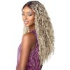 Wig store-Straight-Onedor 18 Inch Premium Japanese High-Temperature Fiber Synthetic Hair 130% Density Straight Lace Front Side Part Long Wigs (Medium Brown Evenly Blended with Warm Medium Brown-RL6/8) 5