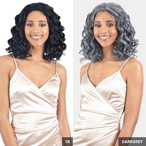 Wig store-Wavy-Shake-N-Go Human Hair Blend HD Lace Front Wig Legacy Flora (1B_Natural (off) Black) 3 Wig store-Wavy-Shake-N-Go Human Hair Blend HD Lace Front Wig Legacy Flora (1B_Natural (off) Black) - Image 3