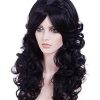 Wig store-Straight-TESLAL Blend Wigs Human Hair Glueless Wear and Go Glueless Wigs Human Hair Pre Plucked Pre Cut Layered Wig Straight 6X6 Synthetic and Human Hair Blend Wig 24Inch Black Color 260% Density 5