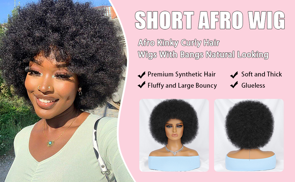 70s Afro Wig