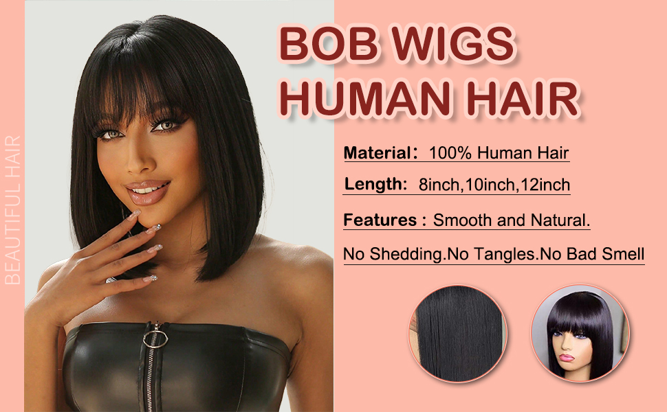 bob wigs human hair
