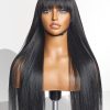 Wig store-Curly-RealWigs 18” Black Headband Braided Wig Box Braids with Curly Tips 5