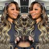Wig store-Short Ombre Blonde Headband Dreadlock Wigs-WIGER Headband Dreadlock Wigs Goddes Locs Crochet Hair Natural Ombre Blonde Locs Rolls Twist Wigs for Black Women Hand Braided Crochet Twist Wigs (1B/27) 5