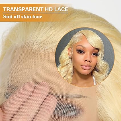 Wig store-Long Hair-613 13×6 Lace Front Wig Human Hair 200% Density Glueless Body Wave Lace Front Wig Human Hair Pre plucked 613 HD Lace Front Wig 613 Lace Front Wig for Women 26 Inch 613 Wig 3 Wig store-Long Hair-613 13x6 Lace Front Wig Human Hair 200% Density Glueless Body Wave Lace Front Wig Human Hair Pre plucked 613 HD Lace Front Wig 613 Lace Front Wig for Women 26 Inch 613 Wig - Image 3