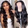 Wig store-Long Hair-GNIMEGIL 22 Inches Long Curly Brown Wigs Female Premium Synthetic Hair Replacement Full Wig with Bangs Heat Resistant Natural Wigs for White Women Halloween Vintage Costumes and Daily Wear 4