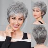 Wig store-Wavy-Outre Lace Front Wig – Perfect Hair Line 13X4 – Swoop Series – Swoop 4 (JET BLACK 1) 4